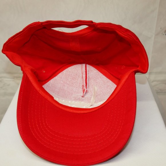 Make America Great Again Hat Red NEW With Flag Patriotic Baseball Cap - Picture 2 of 5